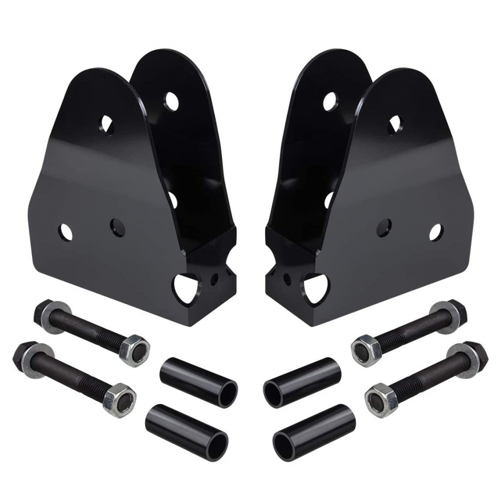 Radius Arm Drop Kit for 2005-2016 Ford F-250 F-350 Super Duty High Strength Steel Kit Radius Arm Drop Brackets for 2 to 4